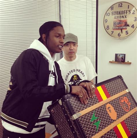 asap rocky custom goyard trunk|VISION .